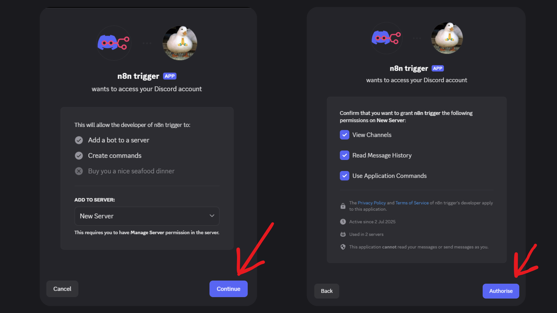 Add Bot to Server