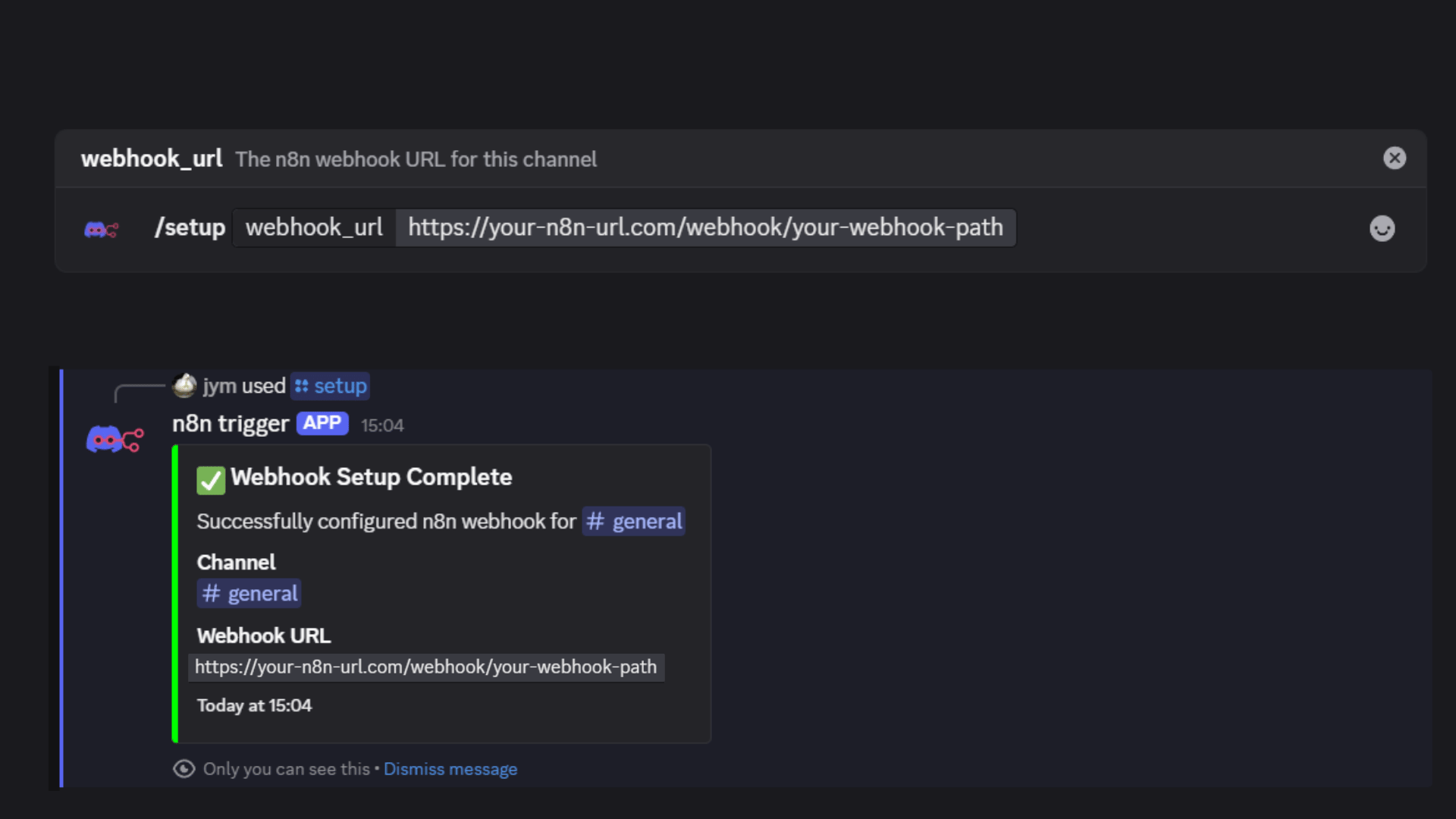 Connect Bot to Webhook